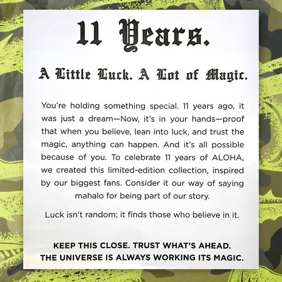 ALOHA Collection—Ahi & Iwa Bird Holo Holo Tote Bag—Lucky11 Limited Edition *NWT* - Picture 8 of 8